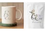 create minimal emblem or monogram or letter mark logo